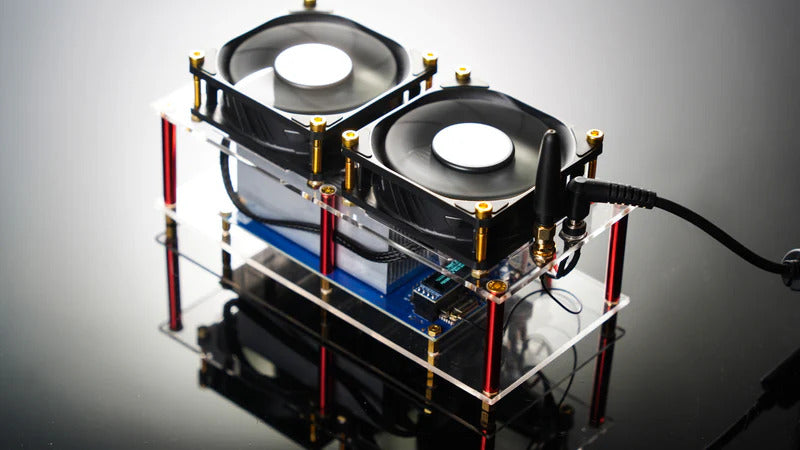 Bitaxe SupraHex - 4.2+TH/s Bitcoin Miner - 6 ASIC chips Chained